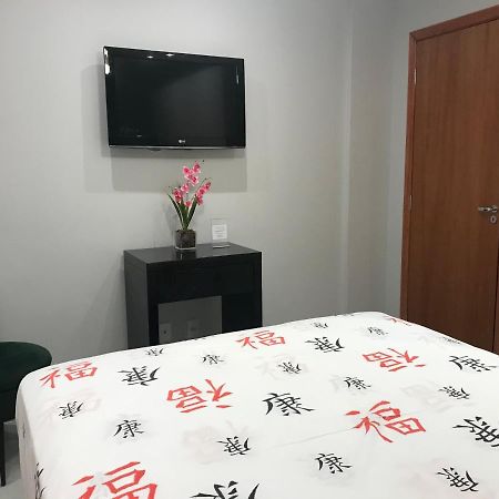 Appartamento Liberdade 1 QT + Sofá Cama - 200m Metrô. Novo! San Paolo Esterno foto